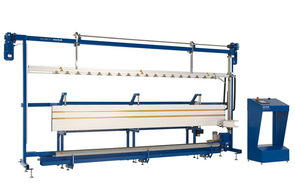 eisenkolb AGA 2300ST - Vertical Curtain Height Cutting Machine w/ Foldout Worktable