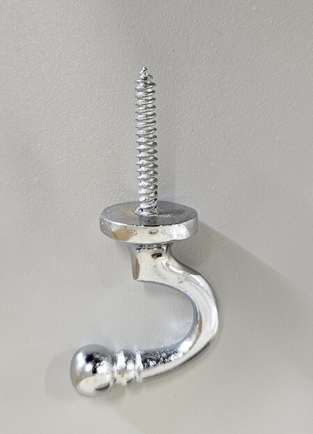 Tassel Hooks (Chrome) Pack of 20